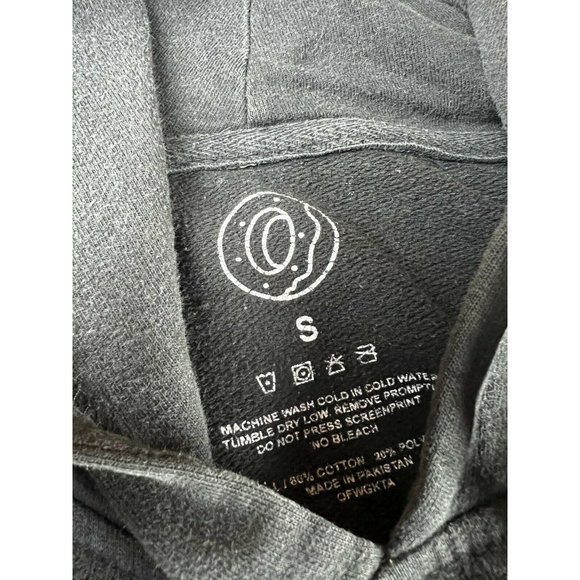 Odd Future Hoodie Men Small Black Donut Igor  Tyler The Creator OFWGKTA Pullover - Picture 8 of 10